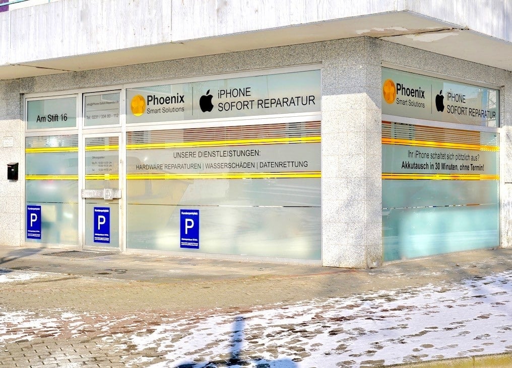 Ladengeschäft iPhone Reparatur mit 5 Sterne Zufriedenheitsgarantie!